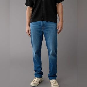 AE Relaxed Straight Indigo Jeans 30x30